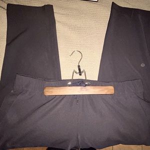 Lululemon On The Fly 7/8 pant - black - size 14 - like new condition